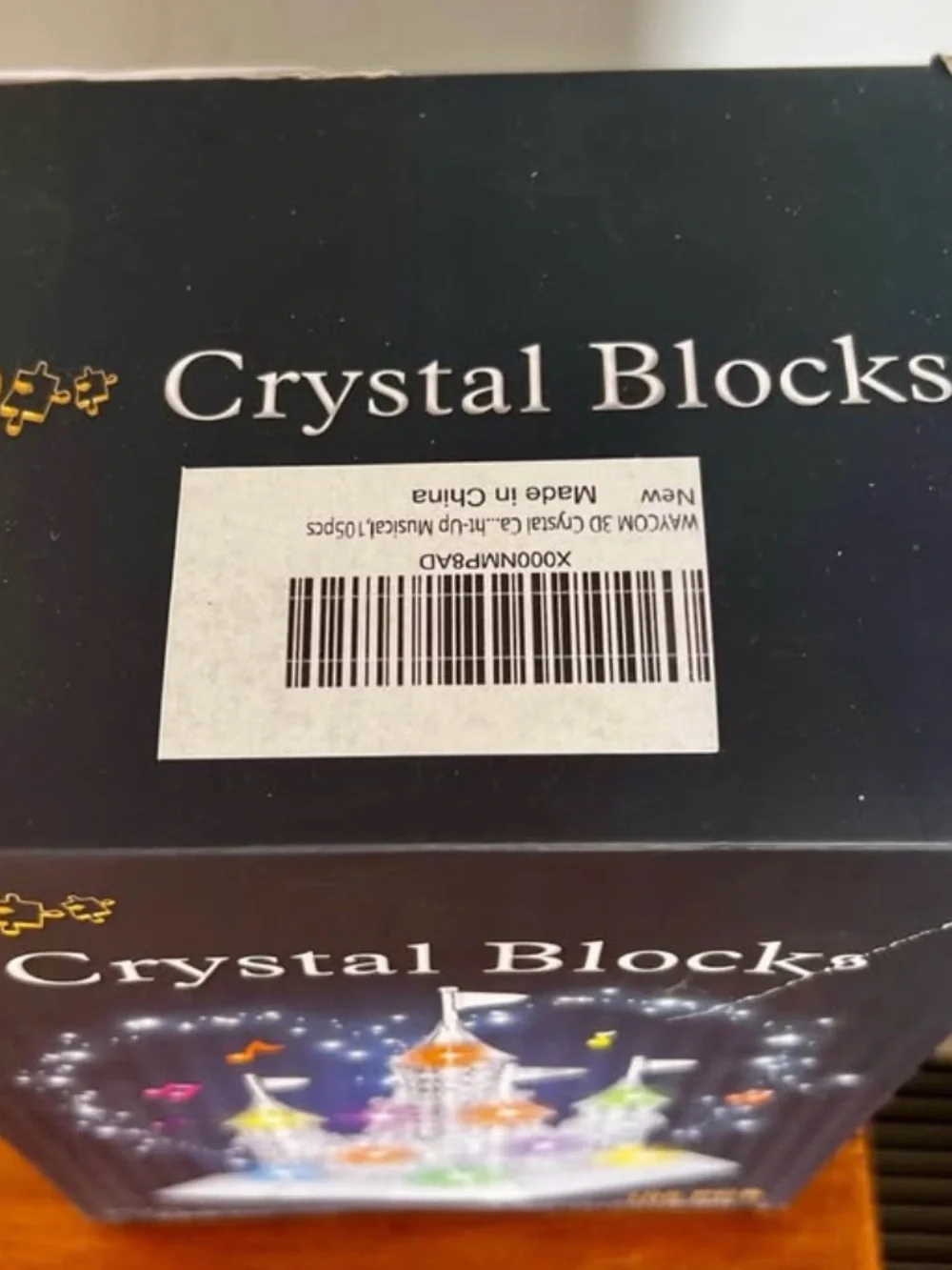 New in Box Crystal Blocks 3D Puzzle Flash Music Castle. 105 Pieces.